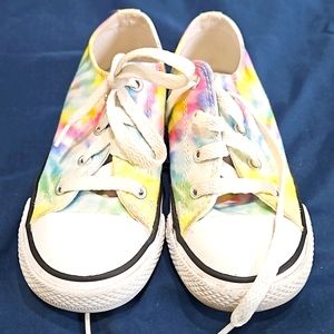 Kid's Converse shoes size 10 Tie Dye